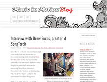 Tablet Screenshot of musicmotionblog.com
